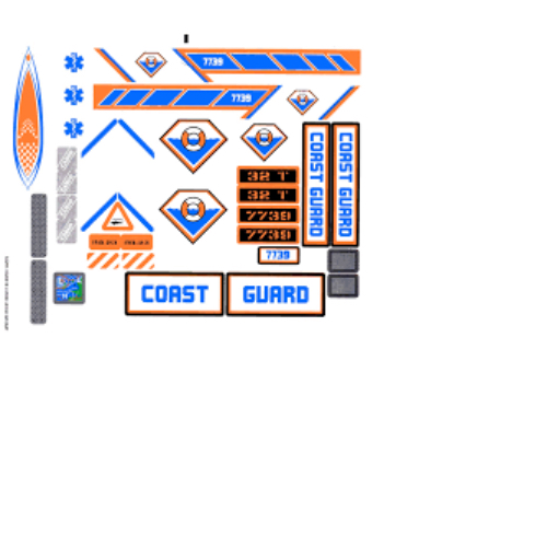 Sticker Sheet for Set 7739-1 ([No Color/Any Color])