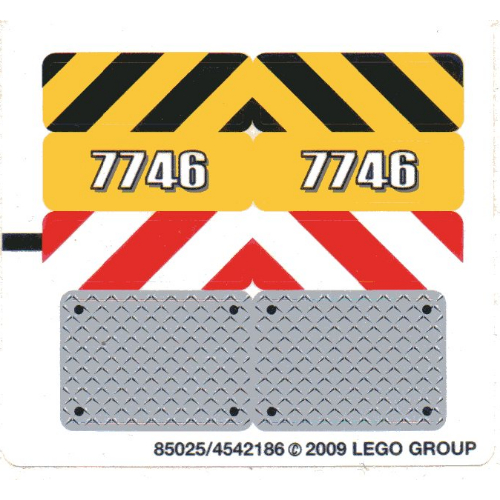 Sticker Sheet for Set 7746-1 ([No Color/Any Color])