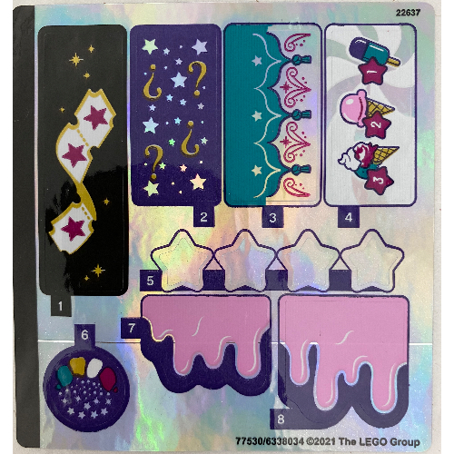Sticker Sheet for Set 41687-1 ([No Color/Any Color])