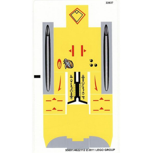 Sticker Sheet for Set 7877-1 ([No Color/Any Color])
