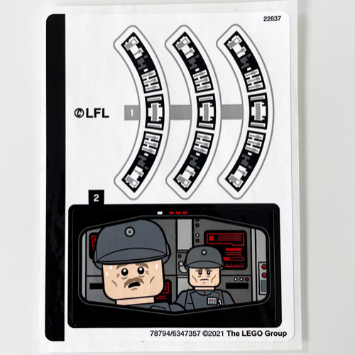 Sticker Sheet for Set 75296-1 ([No Color/Any Color])