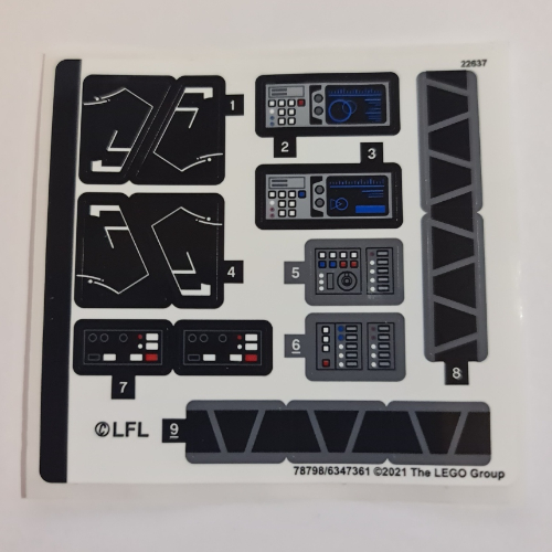Sticker Sheet for Set 75315-1 ([No Color/Any Color])