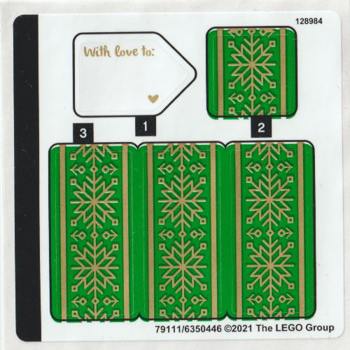 Sticker Sheet for Set 40494-1 ([No Color/Any Color])