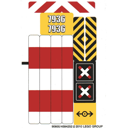 Sticker Sheet for Set 7936-1 ([No Color/Any Color])