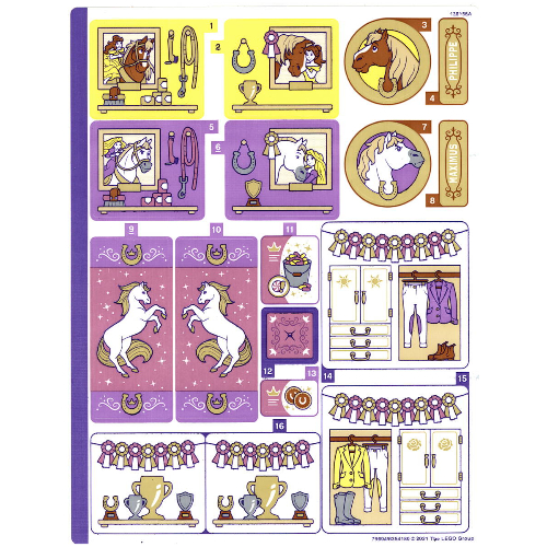 Sticker Sheet for Set 43195-1 ([No Color/Any Color])