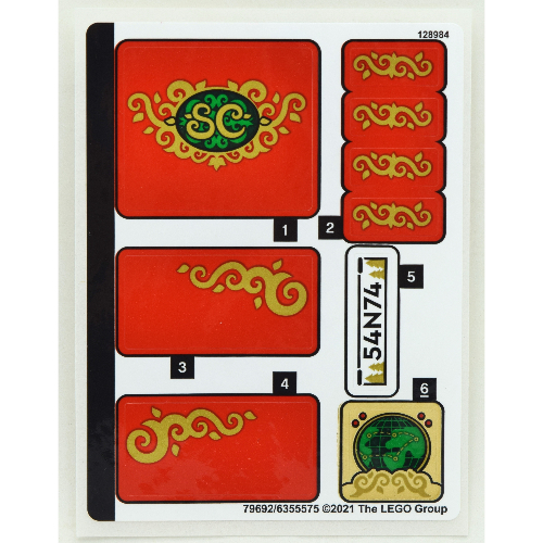 Sticker Sheet for Set 40499-1 ([No Color/Any Color])