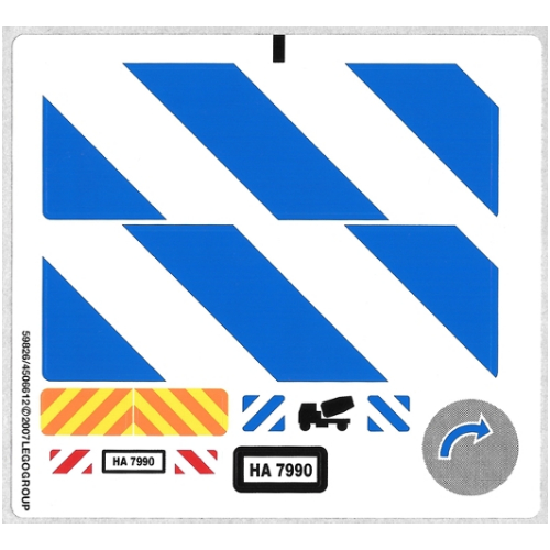 Sticker Sheet for Set 7990-1 ([No Color/Any Color])