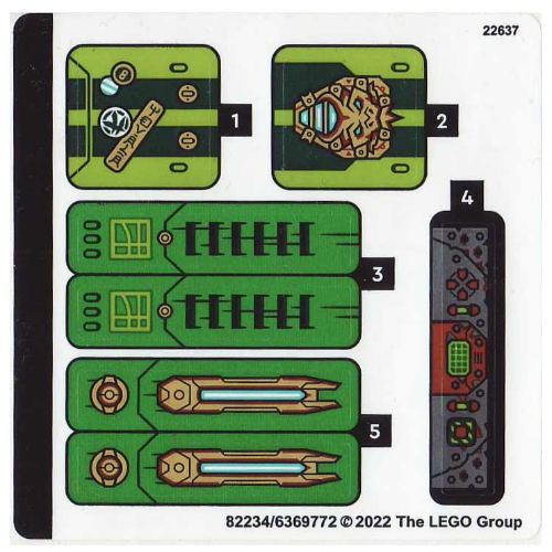 Sticker Sheet for Set 71763-1 ([No Color/Any Color])