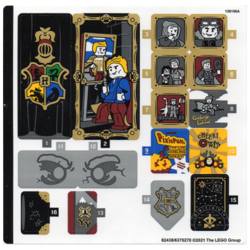 Sticker Sheet for Set 76389-1 ([No Color/Any Color])