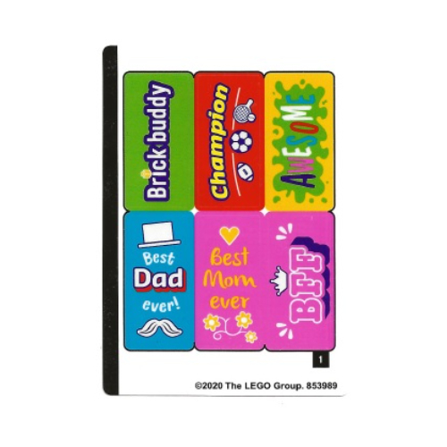 Sticker Sheet for Set 853989-1 ([No Color/Any Color])