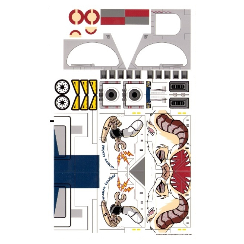 Sticker Sheet for Set 10195-1 ([No Color/Any Color])