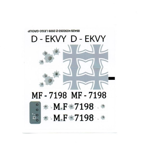 Sticker Sheet for Set 7198-1 ([No Color/Any Color])