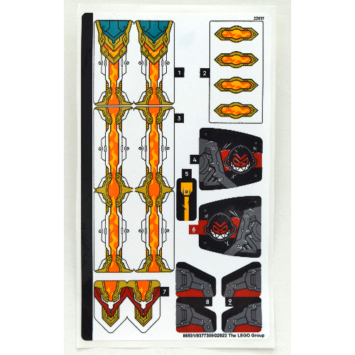 Sticker Sheet for Set 80034-1 ([No Color/Any Color])