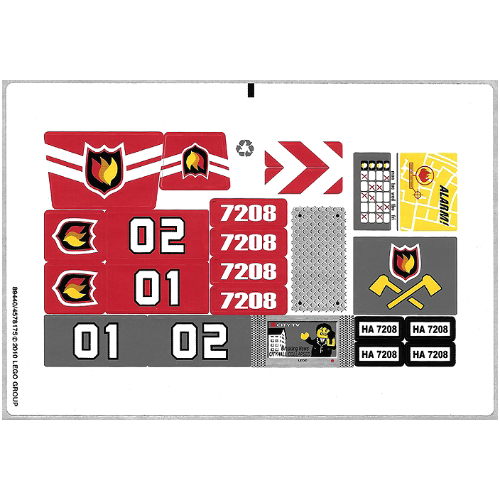 Sticker Sheet for Set 7208-1 ([No Color/Any Color])