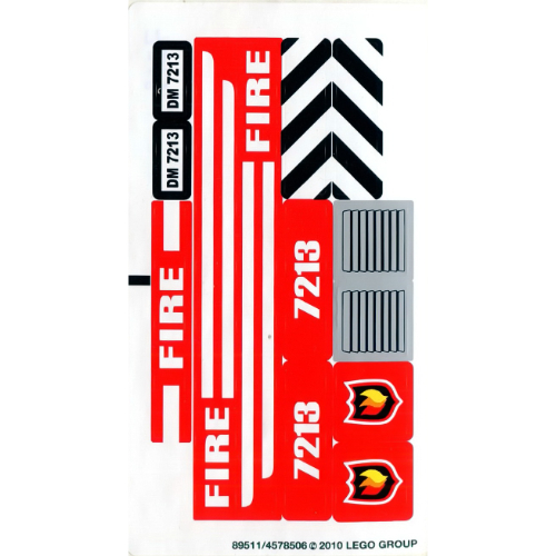 Sticker Sheet for Set 7213-1 ([No Color/Any Color])