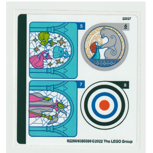 Sticker Sheet 2 for Set 43203-1 ([No Color/Any Color])