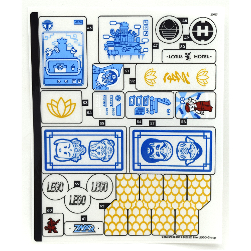Sticker Sheet 3 for Set 80036-1 ([No Color/Any Color])