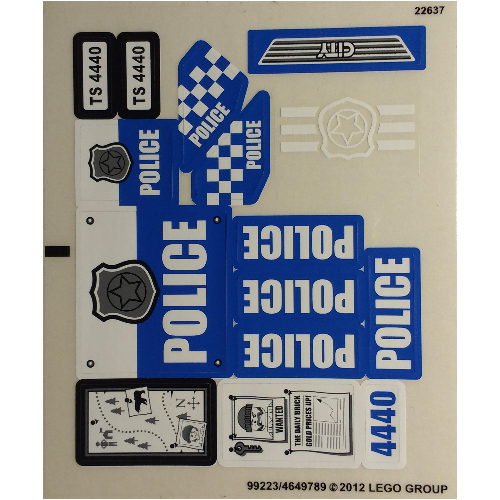 Sticker Sheet for Set 4440-1 ([No Color/Any Color])