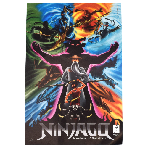 Poster, Ninjago Fan Art Print ([No Color/Any Color])