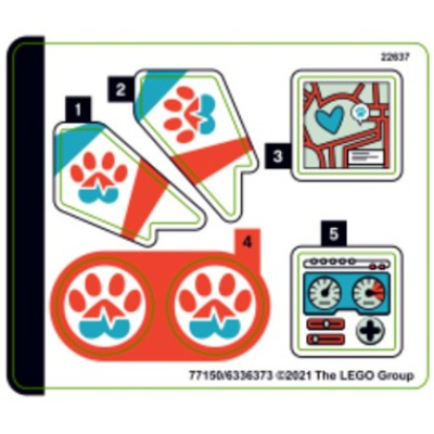 Sticker Sheet for Set 41692-1 ([No Color/Any Color])