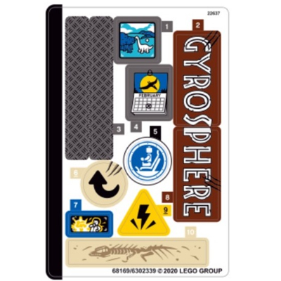Sticker Sheet for Set 75941-1 ([No Color/Any Color])