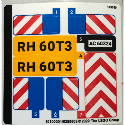 Sticker Sheet for Set 60324-1 ([No Color/Any Color])