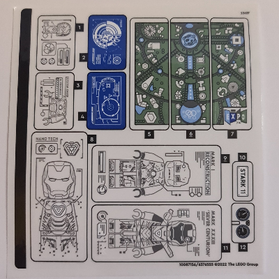 Sticker Sheet for Set 76216-1 ([No Color/Any Color])
