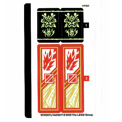 Sticker Sheet for Set 71786-1 ([No Color/Any Color])