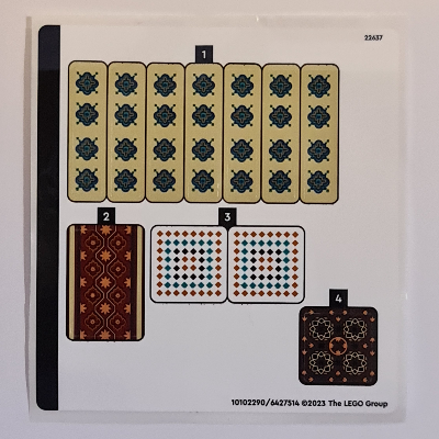 Sticker Sheet for Set 40590-1 ([No Color/Any Color])