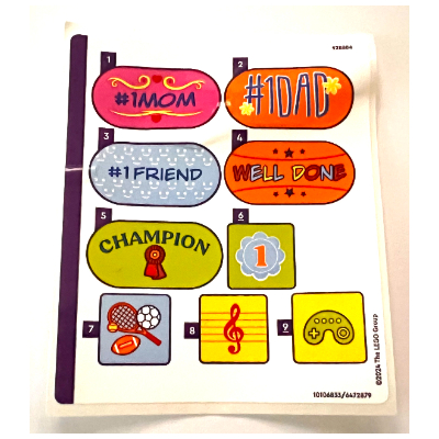 Sticker Sheet for Set 40688-1 ([No Color/Any Color])