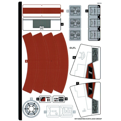 Sticker Sheet for Set 75244-1 ([No Color/Any Color])