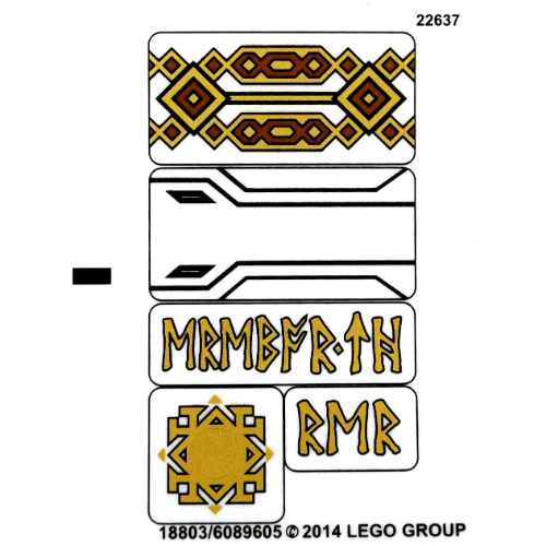 Sticker Sheet for Set 79018-1 ([No Color/Any Color])