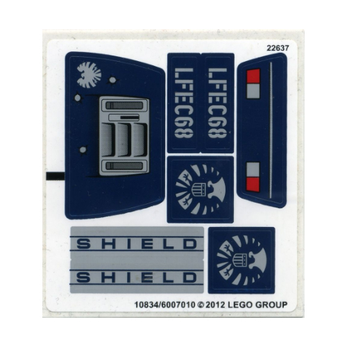 Sticker Sheet for Set 6867-1 ([No Color/Any Color])