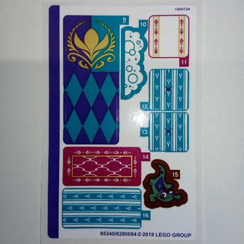 Sticker Sheet 1 for Set 41164 -1 ([No Color/Any Color])