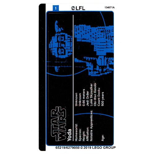Sticker Sheet for Set 75255-1 ([No Color/Any Color])