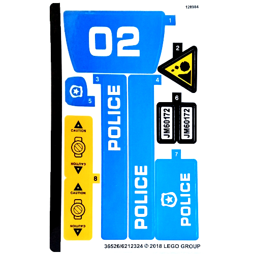 Sticker Sheet for Set 60172-1 ([No Color/Any Color])