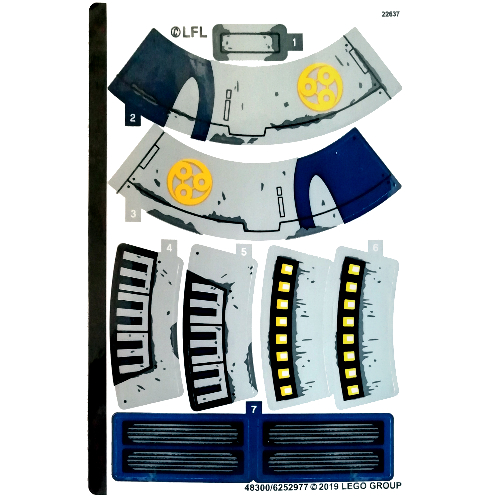 Sticker Sheet for Set 75233-1 ([No Color/Any Color])