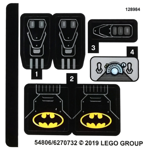 Sticker Sheet for Set 76118-1 ([No Color/Any Color])