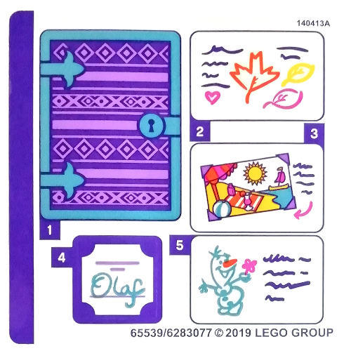 Sticker Sheet for Set 41169-1 ([No Color/Any Color])