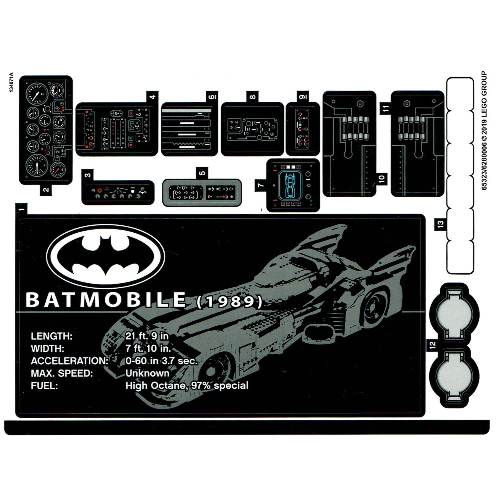 Sticker Sheet for Set 76139-1 ([No Color/Any Color])
