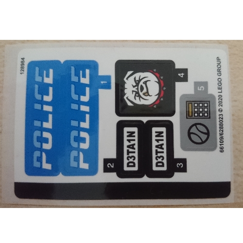 Sticker Sheet for Set 60242-1 ([No Color/Any Color])