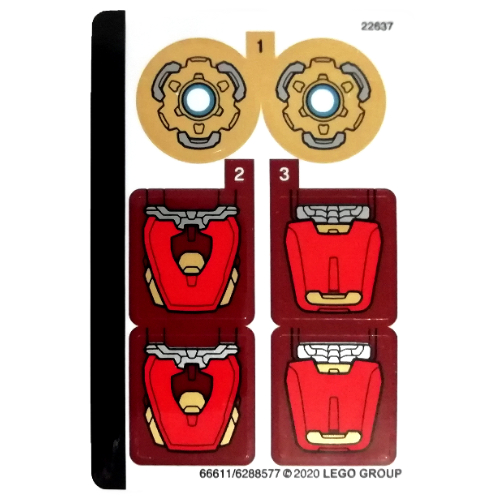 Sticker Sheet for Set 76140-1 ([No Color/Any Color])