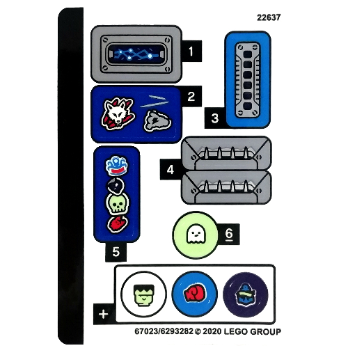 Sticker Sheet for Set 70428-1 ([No Color/Any Color])