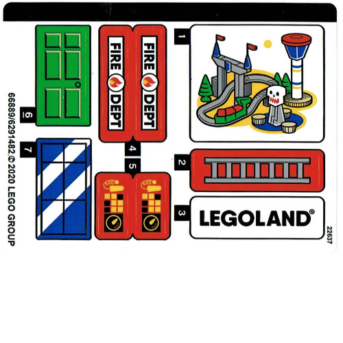Sticker Sheet for Set 40393-1 ([No Color/Any Color])