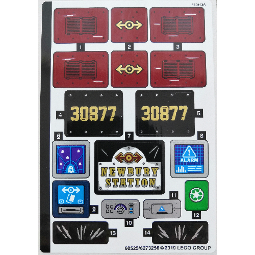 Sticker Sheet 1 for Set 70424-1 ([No Color/Any Color])