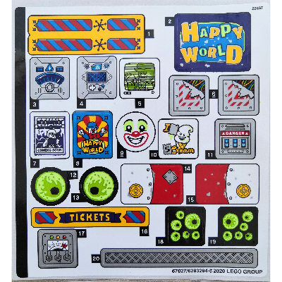 Sticker Sheet for Set 70432-1 ([No Color/Any Color])