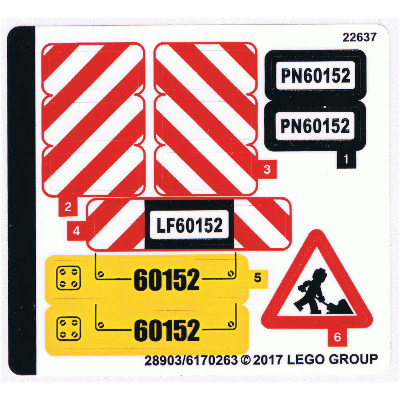 Sticker Sheet for Set 60152-1 ([No Color/Any Color])