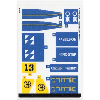Sticker Sheet for Set 70614-1 ([No Color/Any Color])