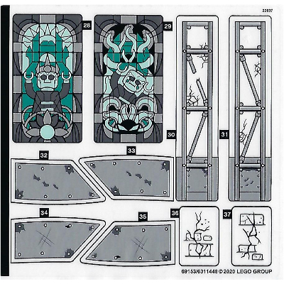 Sticker Sheet 2 for Set 70437-1 ([No Color/Any Color])