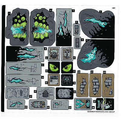 Sticker Sheet 1 for Set 70437-1 ([No Color/Any Color])